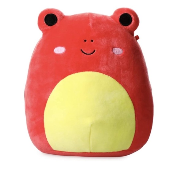 Squishmallow Plush 7.5 Inch Squishy Stuffed‎ Toy Animal (Obu Red Frog) - Picture 1 of 3